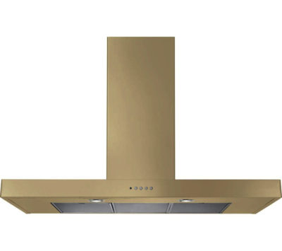 RANGEMASTER  Flat 90 Chimney Cooker Hood - Cream